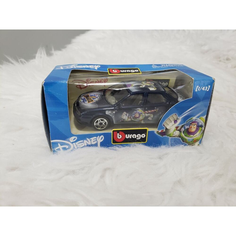 NEW Burago Disney Collection Toy Story Buzz Alpha Romeo 156 Toy Car 1:43